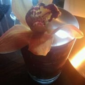 The Blvd - Fresh Orchid's on every table - New American Near Me - Beverly Hills, California