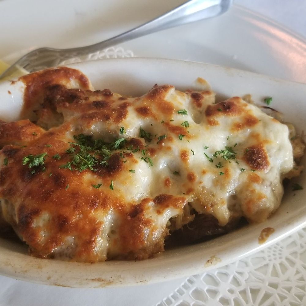 Madison's - Crab stuffed mushrooms appetizer - Seafood Near Me - Port Royal, South Carolina Madison's - Crab stuffed mushrooms appetizer - Seafood Near Me - Port Royal, South Carolina