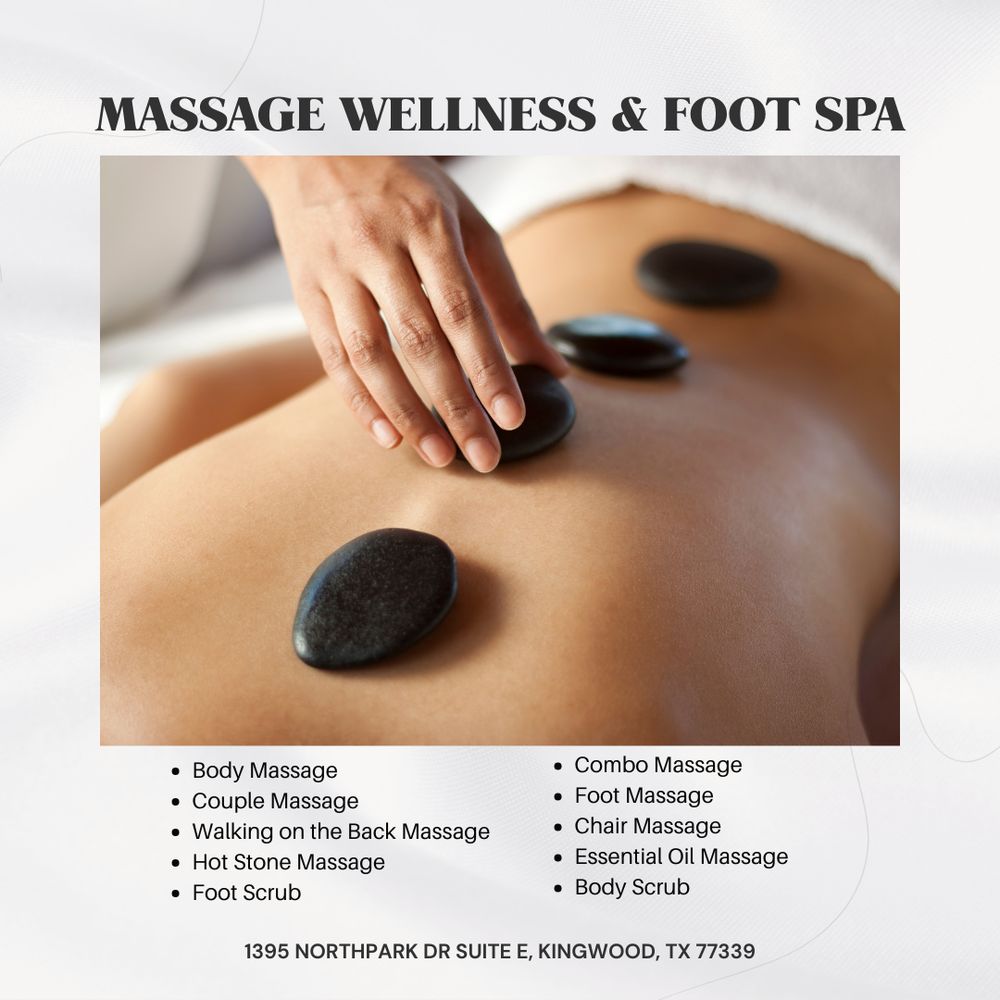 Massage Wellness & Foot Spa Logo