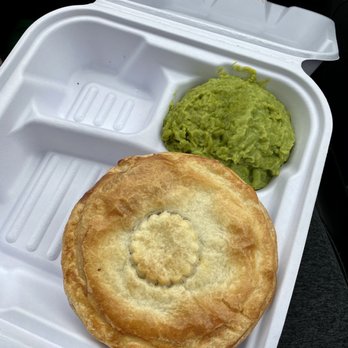 Waltzing Kangaroo - 5" Veggies and White Cheese Sauce Pie + mushy peas! - Bakeries Near Me - Fort Collins, Colorado