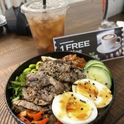 Crave Protein Cafe - Rice Bowl w/steak