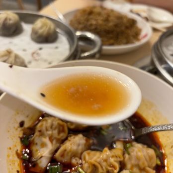 Shanghai Taste - Soup from the pan fried soup dumpling - Shanghainese Near Me - Plano, Texas Shanghai Taste - Soup from the pan fried soup dumpling - Shanghainese Near Me - Plano, Texas