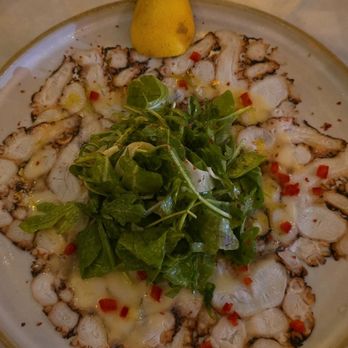 Mercato Della Pescheria - Octopus carpaccio - Italian Near Me - Miami Beach, Florida Mercato Della Pescheria - Octopus carpaccio - Italian Near Me - Miami Beach, Florida