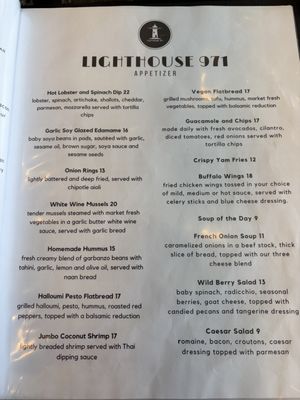 Menu photo 2 Lighthouse 971 Toronto, ON