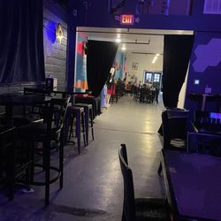 Brew Drinkery And Bistro - View from entertainment room into front area/order area and bar