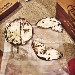 Tim Hortons - Burnt bagel.