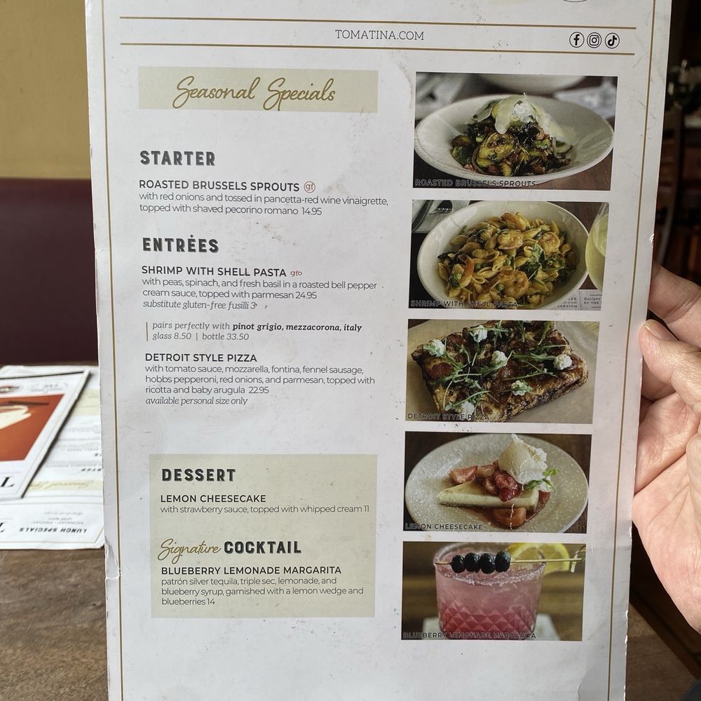 Tomatina - Menu - Italian Near Me - Alameda, California Tomatina - Menu - Italian Near Me - Alameda, California