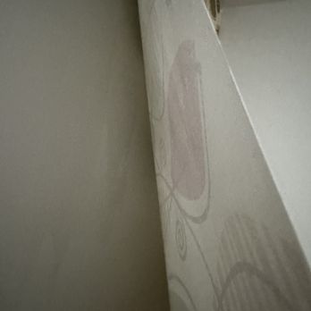 She Paints & Upgrades - Wall damage from not priming after installation attempt - Painters Near Me She Paints & Upgrades - Wall damage from not priming after installation attempt - Painters Near Me