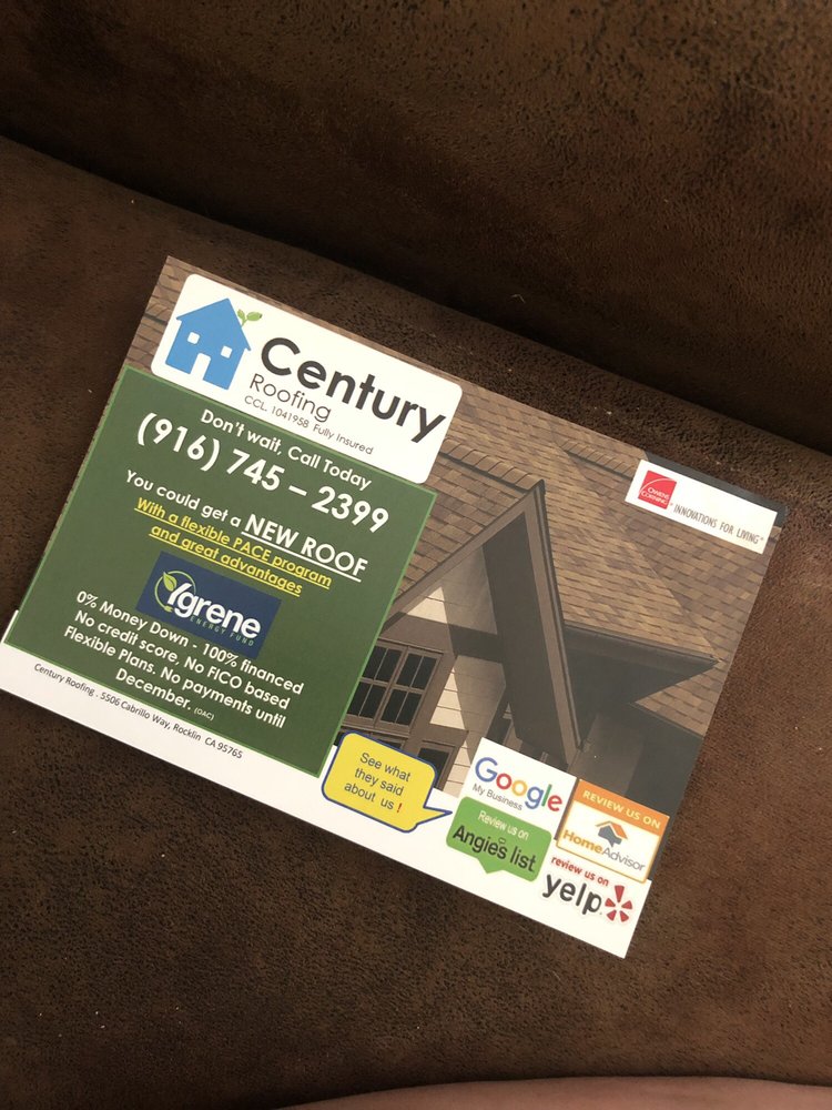 Slide of Century Roofing