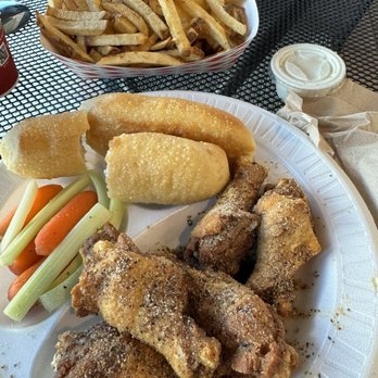 Epic Wings - Lemon pepper wing combo with hand cut fries. - Chicken Wings Near Me - San Antonio, Texas