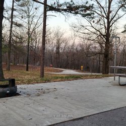 Redman Creek Campground - Every site has its own pick-nic tables, fire rings, asphalt pad for rig,concrete or gravel for tables