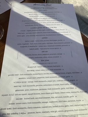 three.one four pizzeria by null