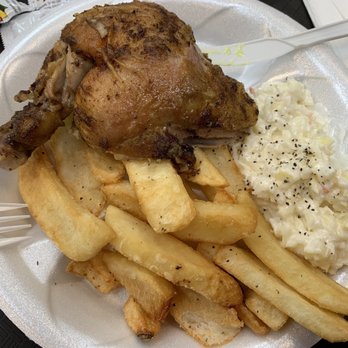 El Pollo Rico - Quarter dark meat chicken with 2 sides - Latin American Near Me - Arlington, Virginia El Pollo Rico - Quarter dark meat chicken with 2 sides - Latin American Near Me - Arlington, Virginia