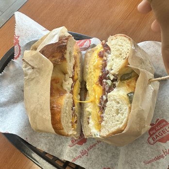 Big Apple Bagels - Folsom - Southern tradition on jalapeño cheddar - Bagels Near Me - Folsom, California Big Apple Bagels - Folsom - Southern tradition on jalapeño cheddar - Bagels Near Me - Folsom, California