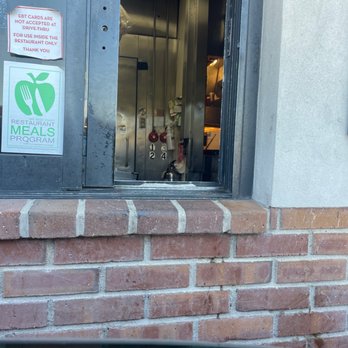 Wendy's - a view of a kitchen through a window - Burgers Near Me - La Mesa, California