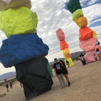 Seven Magic Mountains - Public Art Near Me - Las Vegas, Nevada