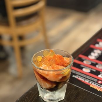 Sushi Village - Yuzu Salmon (part of AYCE (~$32pp)) - Asian Fusion Near Me - South Hackensack, New Jersey Sushi Village - Yuzu Salmon (part of AYCE (~$32pp)) - Asian Fusion Near Me - South Hackensack, New Jersey