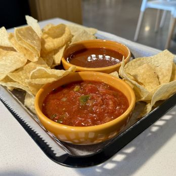 Rito's Mexican Food - Mesa - Chips and two salsas - Mexican Near Me - Mesa, Arizona