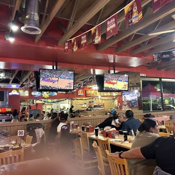 Zito's Pizza - 83 inch Tv in front plus about 12 more . Perfect for game nights - Pizza Near Me - Orange, California