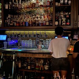 Nice selection of whiskey