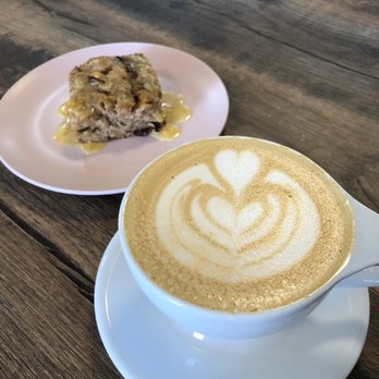 Mythical Coffee - Rosemary & Caramel latte and Vegan Orange Cranberry scone - Coffee Roasteries Near Me - Gilbert, Arizona Mythical Coffee - Rosemary & Caramel latte and Vegan Orange Cranberry scone - Coffee Roasteries Near Me - Gilbert, Arizona