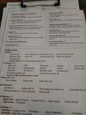 Menu photo 4 Neighborhood Draft Milwaukee, WI