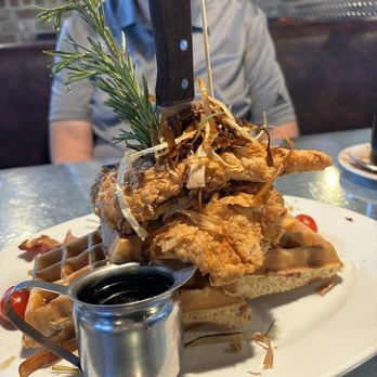 Hash House A Go Go - Chicken and waffles enough for 3 really - New American Near Me - Henderson, Nevada Hash House A Go Go - Chicken and waffles enough for 3 really - New American Near Me - Henderson, Nevada