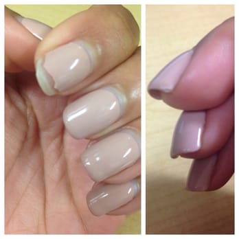 Ambiance Nail Spa - My severely chipped shellac manicure after 8 days (if you look closely my middle & ring finger on my left hand started peeling) - Nail Salons Near Me - Cincinnati, Ohio Ambiance Nail Spa - My severely chipped shellac manicure after 8 days (if you look closely my middle & ring finger on my left hand started peeling) - Nail Salons Near Me - Cincinnati, Ohio