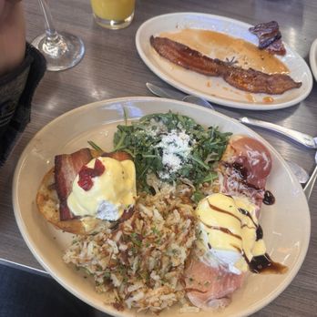 Snooze, an A.M. Eatery - Benedict's Benny Duo* - Breakfast & Brunch Near Me - Dallas, Texas Snooze, an A.M. Eatery - Benedict's Benny Duo* - Breakfast & Brunch Near Me - Dallas, Texas