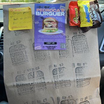 Pedroca’s Burguer - To go bag - Brazilian Near Me - Lawndale, California Pedroca’s Burguer - To go bag - Brazilian Near Me - Lawndale, California