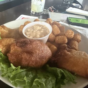 Cronies Bar & Grill - Fish and chips Ono w tator tots - New American Near Me - Hilo, Hawaii Cronies Bar & Grill - Fish and chips Ono w tator tots - New American Near Me - Hilo, Hawaii