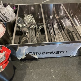 Rosemary Grill DTLA - Real silverware! Well... real cutlery! - Mediterranean Near Me - Los Angeles, California