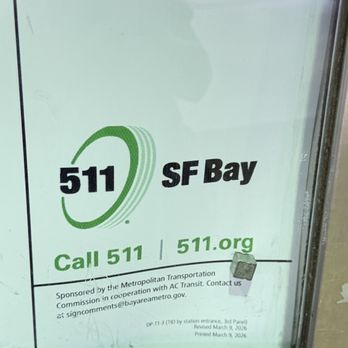BART - Dublin/Pleasanton Station - Call 511 - Public Transportation Near Me - Pleasanton, California