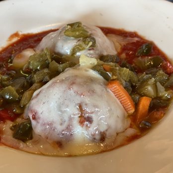 Romano's Chicago Pizzeria - Not so - That's a Spicy Meatball- "just like my mama use to not make". - Pizza Near Me - Riverside, California