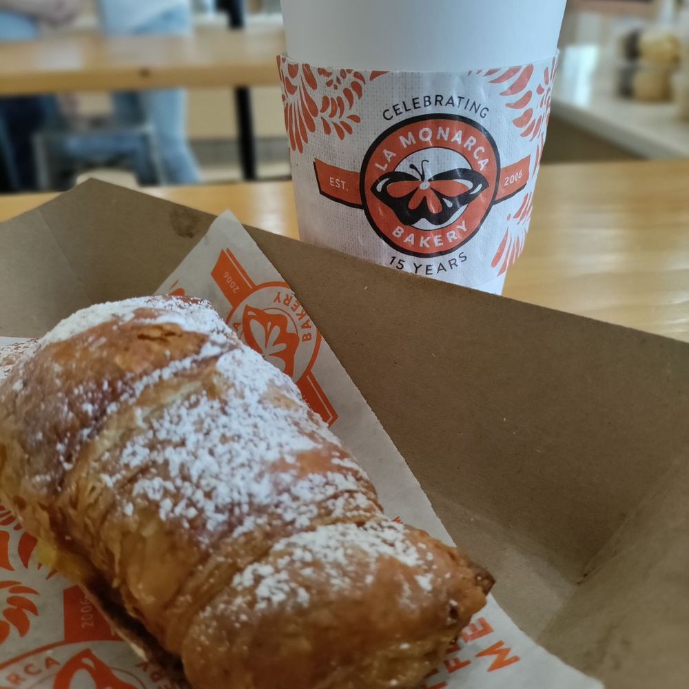 La Monarca Bakery & Cafe - Vanilla latte and Dulce De leche croissant - Bakeries Near Me - Commerce, California La Monarca Bakery & Cafe - Vanilla latte and Dulce De leche croissant - Bakeries Near Me - Commerce, California