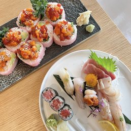 Sakura Blossom Rolls and Omakase Premium Nigiri