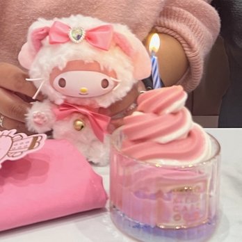 Hello Kitty Cafe - Birthday Soft Serve - Themed Cafes Near Me - Santa Clara, California