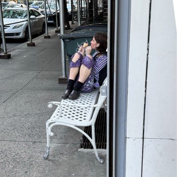 Sundaes and Cones - Outside bench - Ice Cream & Frozen Yogurt Near Me - New York, New York Sundaes and Cones - Outside bench - Ice Cream & Frozen Yogurt Near Me - New York, New York