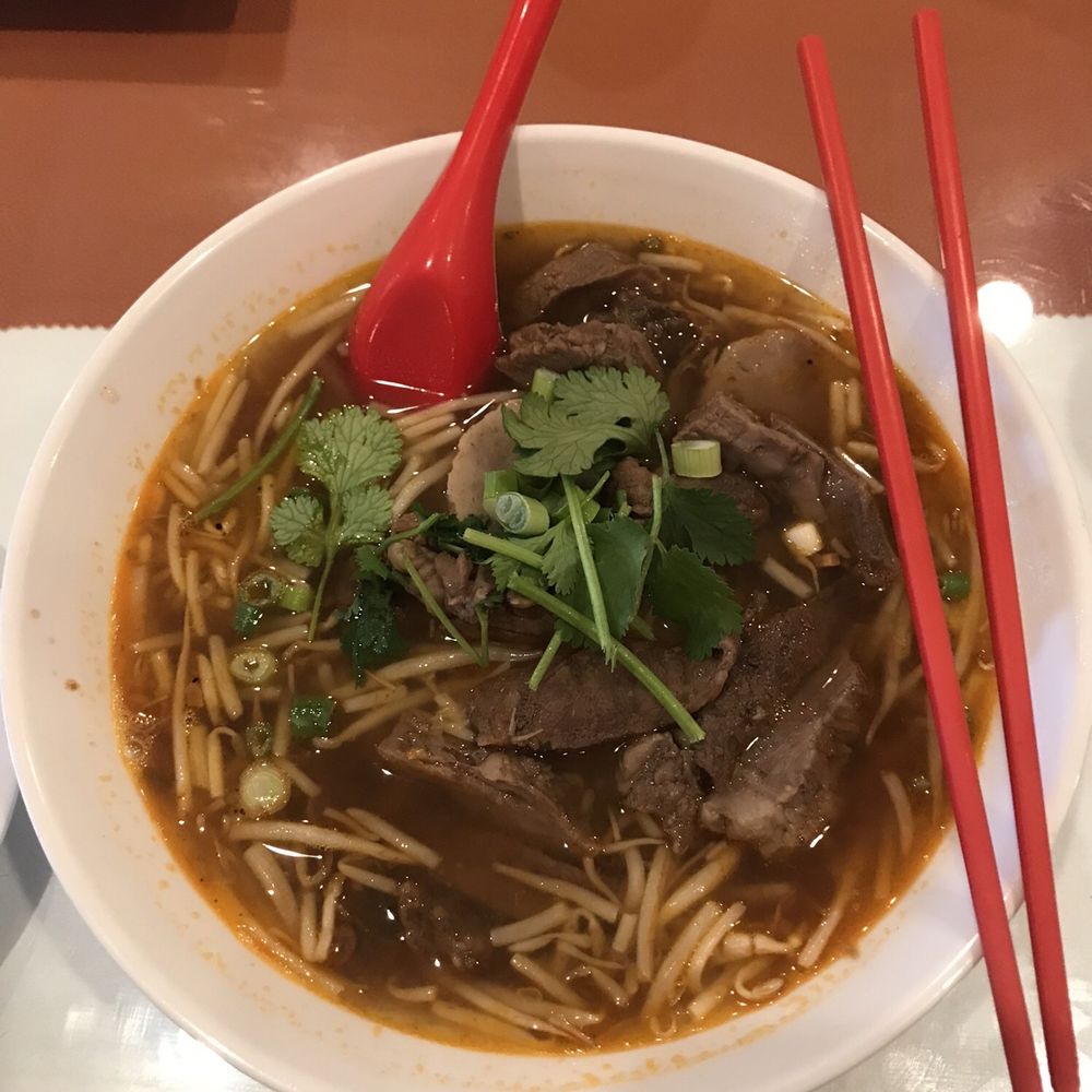 Krystal Thai - # 40 Pho Soup with beef and meatballs - Thai Near Me - Crystal Lake, Illinois