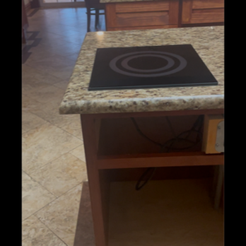 Vrbo - missing cabinet door in kitchen leaving wires exposed. - Vacation Rentals Near Me - Wareham, Massachusetts