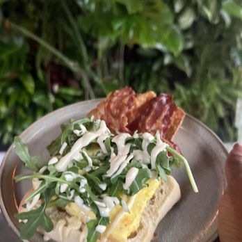 Parlor Public House - Breakfast sandwich with bacon - Coffee & Tea Near Me - Indianapolis, Indiana Parlor Public House - Breakfast sandwich with bacon - Coffee & Tea Near Me - Indianapolis, Indiana