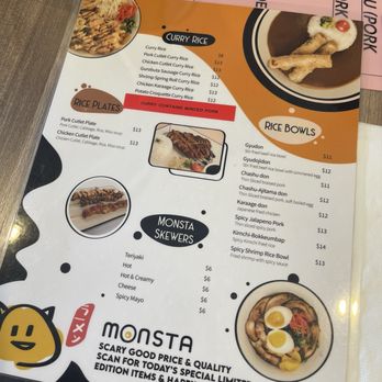Monsta Ramen - Menu - Japanese Curry Near Me - San Diego, California Monsta Ramen - Menu - Japanese Curry Near Me - San Diego, California