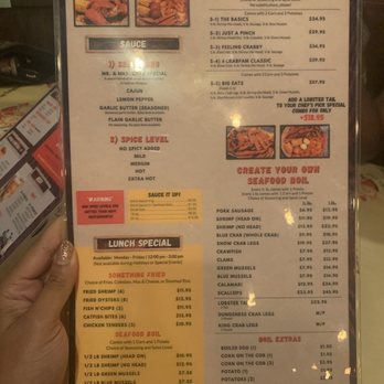 Mr & Mrs Crab - Menu (July 2022) - Seafood Near Me - Tampa, Florida Mr & Mrs Crab - Menu (July 2022) - Seafood Near Me - Tampa, Florida