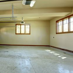 The Jacked Junk Removal - The stunning results of my clean garage after The Jacked Junk Removal came and removed boxes and a couch.