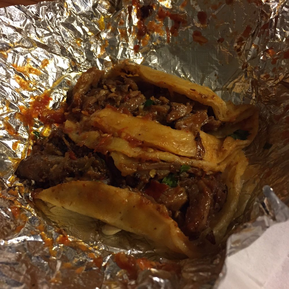 Tacos Los Potrillos - al pastor ($1.25/ea) - Mexican Near Me - Rosemead, California