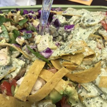 Stonefire Grill - close up of southwest salad with chicken! - American Near Me - Pasadena, California
