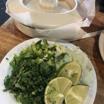 Los Potros - Toppings that come with Abondigas plus warm tortillas. - Mexican Near Me - Tracy, California Los Potros - Toppings that come with Abondigas plus warm tortillas. - Mexican Near Me - Tracy, California