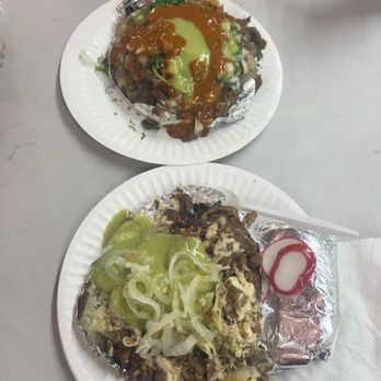 Tacos Tamix - Asada papas with all the trimmings - Food Trucks Near Me - Los Angeles, California
