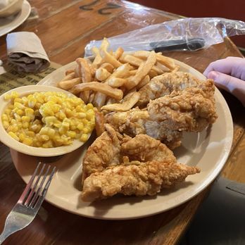 Lambert's Cafe - Ozark - Chicken tender platter - American Near Me - Ozark, Missouri Lambert's Cafe - Ozark - Chicken tender platter - American Near Me - Ozark, Missouri