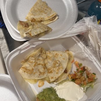 Meches Mexican Restaurant - This was the full size of 2 quesadillas - Mexican Near Me - Del Valle, Texas Meches Mexican Restaurant - This was the full size of 2 quesadillas - Mexican Near Me - Del Valle, Texas